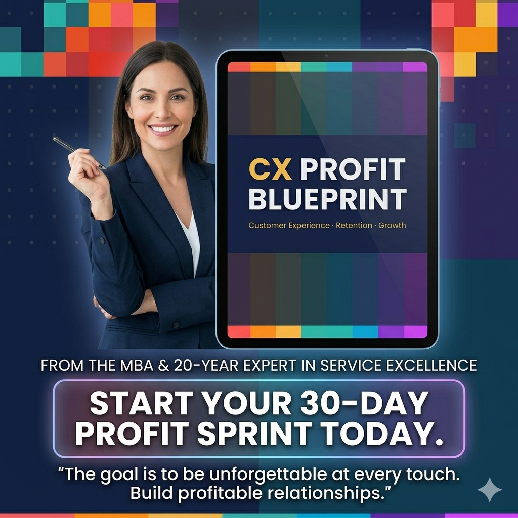 The CX Profit Blueprint PDF cover
